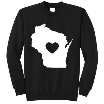 The Wisconsin Love Heart Sweatshirt