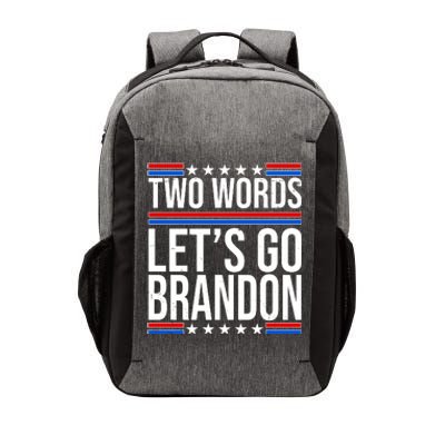 Two Words Let's Go Brandon Vector Backpack