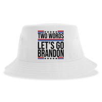 Two Words Let's Go Brandon Sustainable Bucket Hat