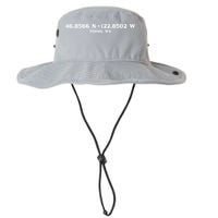 Tenino, WA Location Coordinates Bucket Hat