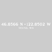 Tenino, WA Location Coordinates Bucket Hat