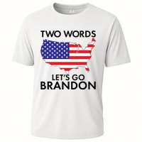 Two Words Let's Go Brandon Performance Shirt