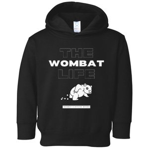 The Wombat Life Funny Animal Zoo Australia Toddler Hoodie