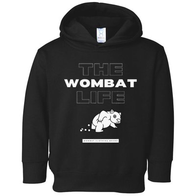 The Wombat Life Funny Animal Zoo Australia Toddler Hoodie