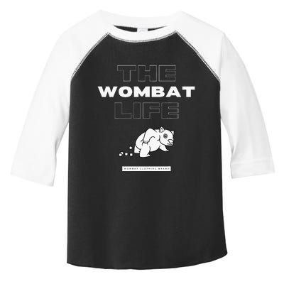 The Wombat Life Funny Animal Zoo Australia Toddler Fine Jersey T-Shirt