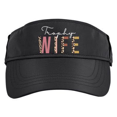 Trophy Wife Leopard Print Adult Drive Performance Visor