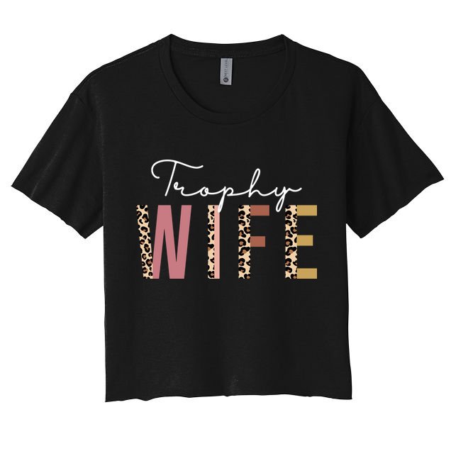 Trophy Wife Leopard Print Crop Top