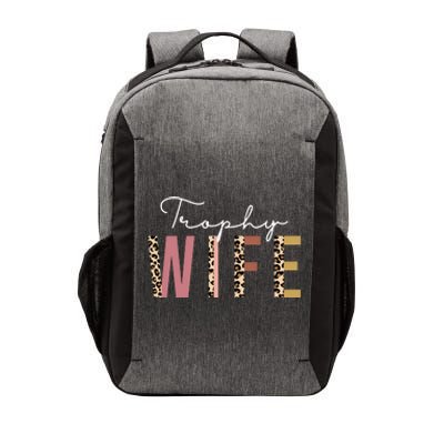 Trophy Wife Leopard Print Vector Backpack