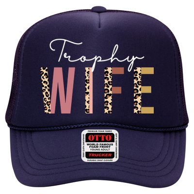 Trophy Wife Leopard Print Trucker Hat