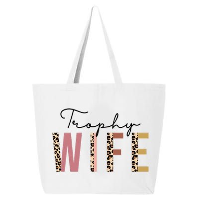 Trophy Wife Leopard Print 25L Jumbo Tote