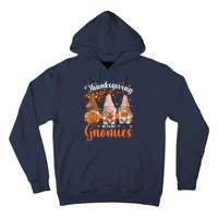 Thanksgiving With My Gnomies Fall Autumn Vibes Gnome Pumpkin Hoodie