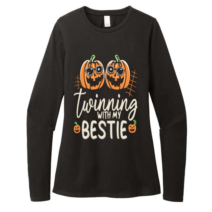 Twinning With My Bestie Spirit Week Twin Day Best Friend 70s Womens CVC Long Sleeve Shirt