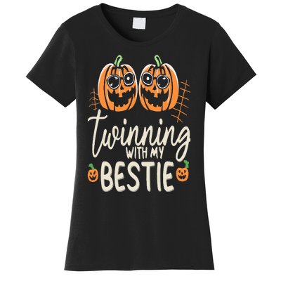 Twinning With My Bestie Spirit Week Twin Day Best Friend 70s Women's T-Shirt