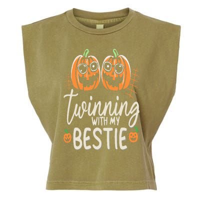 Twinning With My Bestie Spirit Week Twin Day Best Friend 70s Garment-Dyed Women's Muscle Tee