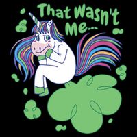 That Wasn't Me Funny Unicorn Farting City Backpack