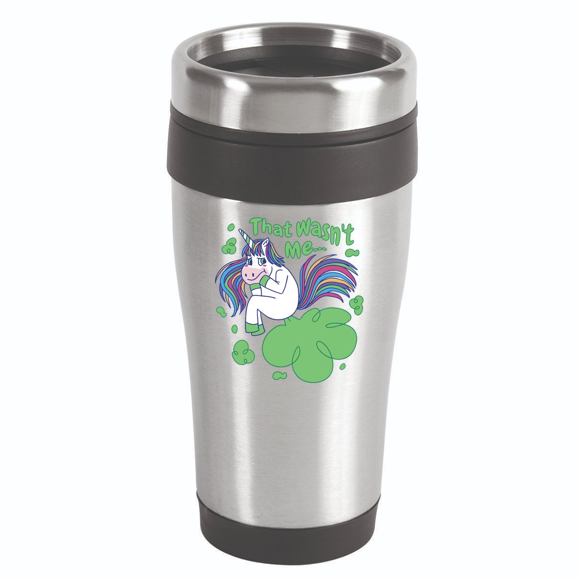 That Wasn't Me Funny Unicorn Farting 16oz Travel Tumbler