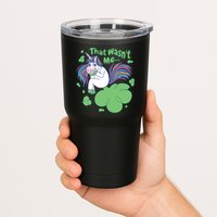 That Wasn't Me Funny Unicorn Farting Tumbler