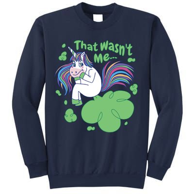 That Wasn't Me Funny Unicorn Farting Sweatshirt