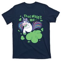 That Wasn't Me Funny Unicorn Farting T-Shirt