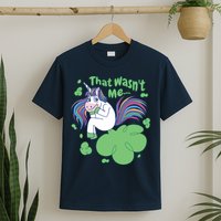 That Wasn't Me Funny Unicorn Farting T-Shirt