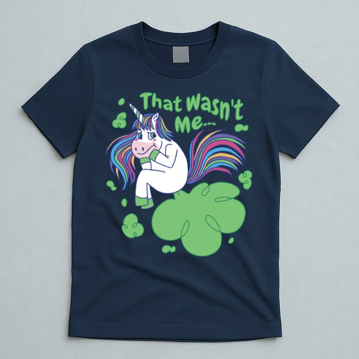 That Wasn't Me Funny Unicorn Farting T-Shirt