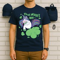 That Wasn't Me Funny Unicorn Farting T-Shirt