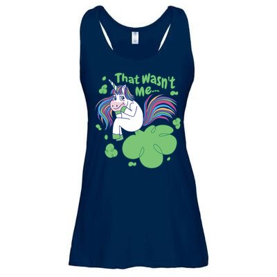 That Wasn't Me Funny Unicorn Farting Ladies Essential Flowy Tank