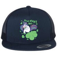 That Wasn't Me Funny Unicorn Farting Flatbill Hat