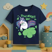 That Wasn't Me Funny Unicorn Farting Toddler T-Shirt
