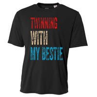 Twinning With My Bestie Spirit Week Twin Day Best Friend Cooling Performance Crew T-Shirt