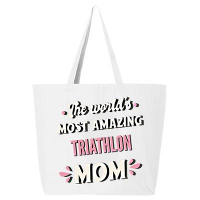 The World's Most Amazing Triathlon Mom Gift 25L Jumbo Tote