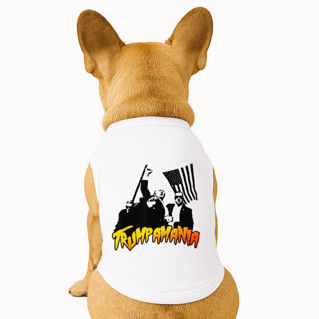 Trump Wrestling Meme Fake News Network Trump Mania Painting Doggie Tank