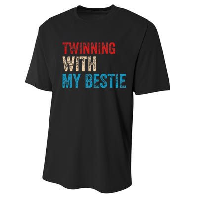 Twinning With My Bestie Boy Spirit Week Twin Day Best Friend Performance Sprint T-Shirt