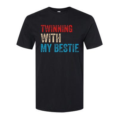 Twinning With My Bestie Boy Spirit Week Twin Day Best Friend Softstyle CVC T-Shirt