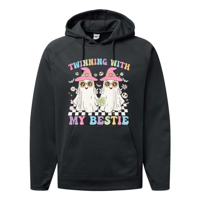 Twinning With My Bestie Friends Spirit Week Performance Fleece Hoodie