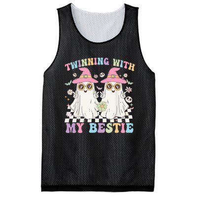 Twinning With My Bestie Friends Spirit Week Mesh Reversible Basketball Jersey Tank