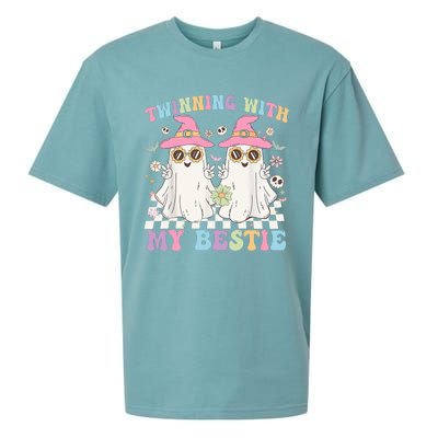 Twinning With My Bestie Friends Spirit Week Sueded Cloud Jersey T-Shirt