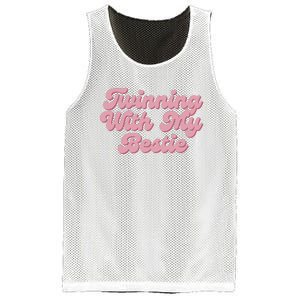 Twinning With My Bestie Mesh Reversible Basketball Jersey Tank