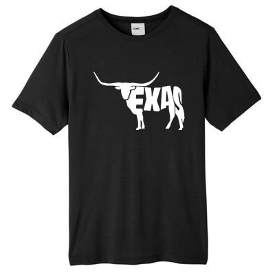 Texas Word Mashup Longhorn Tall Fusion ChromaSoft Performance T-Shirt