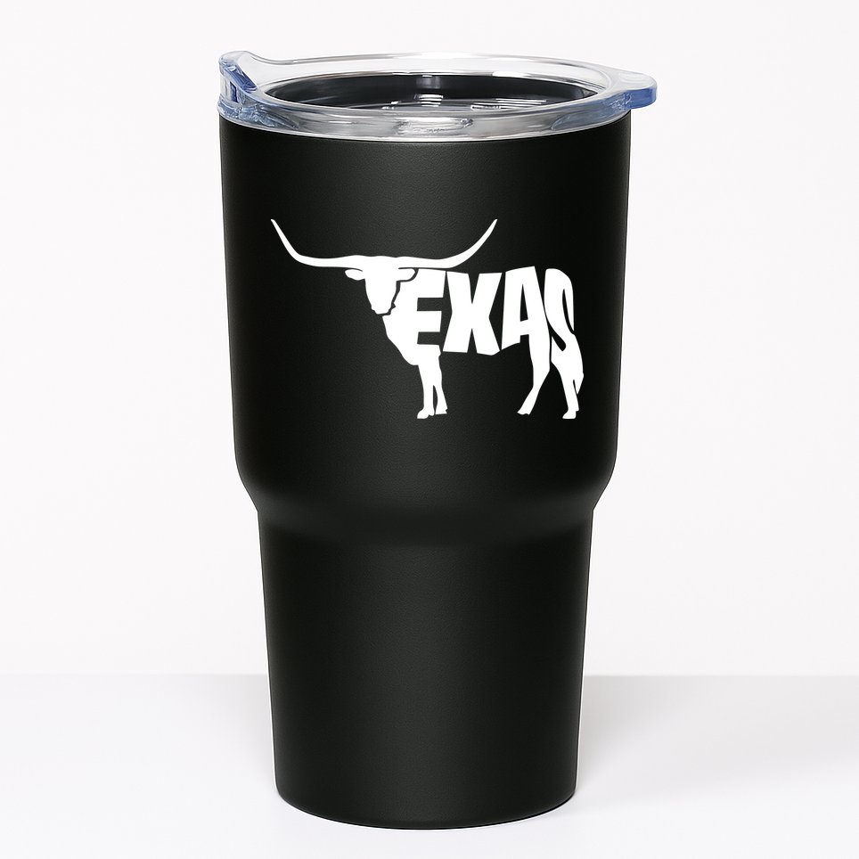 Texas Word Mashup Longhorn Tumbler