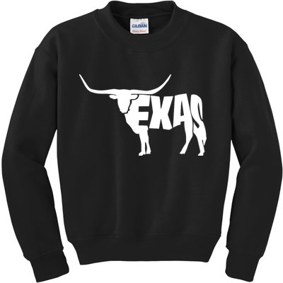Texas Word Mashup Longhorn Kids Sweatshirt