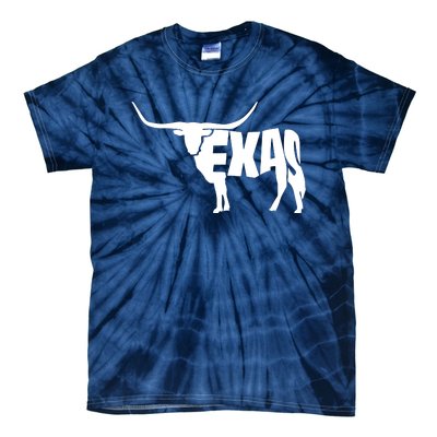 Texas Word Mashup Longhorn Tie-Dye T-Shirt