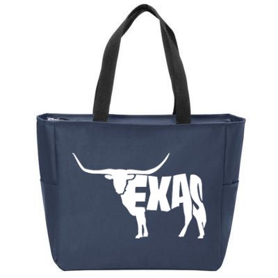 Texas Word Mashup Longhorn Zip Tote Bag