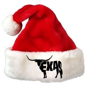 Texas Word Mashup Longhorn Premium Christmas Santa Hat