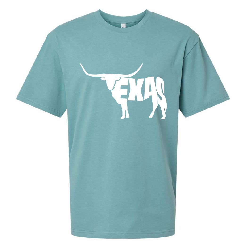 Texas Word Mashup Longhorn Sueded Cloud Jersey T-Shirt