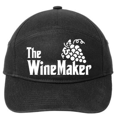 The Wine Maker Vinyard Winery Wine Making Grapes Winemaker 7-Panel Snapback Hat