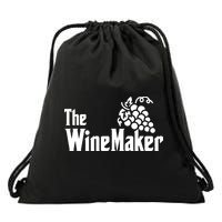 The Wine Maker Vinyard Winery Wine Making Grapes Winemaker Drawstring Bag
