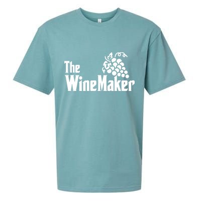 The Wine Maker Vinyard Winery Wine Making Grapes Winemaker Sueded Cloud Jersey T-Shirt