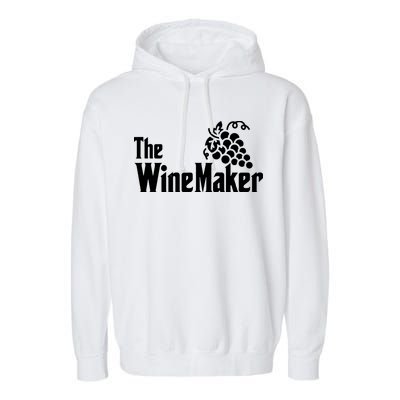 The Wine Maker Vinyard Winery Wine Making Grapes Winemaker Garment-Dyed Fleece Hoodie