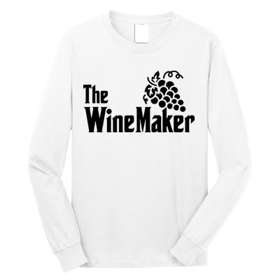 The Wine Maker Vinyard Winery Wine Making Grapes Winemaker Long Sleeve Shirt